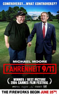 Fahrenheit 9/11 promotional poster
